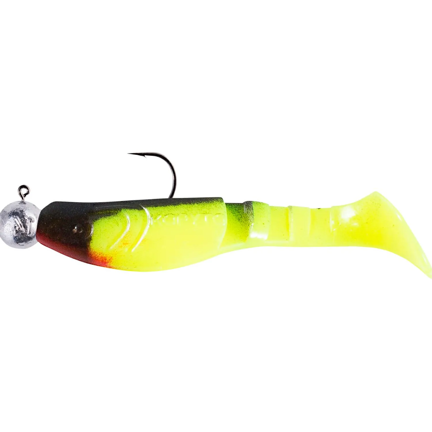 ShadXperts Shad Kopyto-Classic 3"/4" (Fluogelb/Schwarz)< Gummiköder ·Fertig Montierte Gummifische