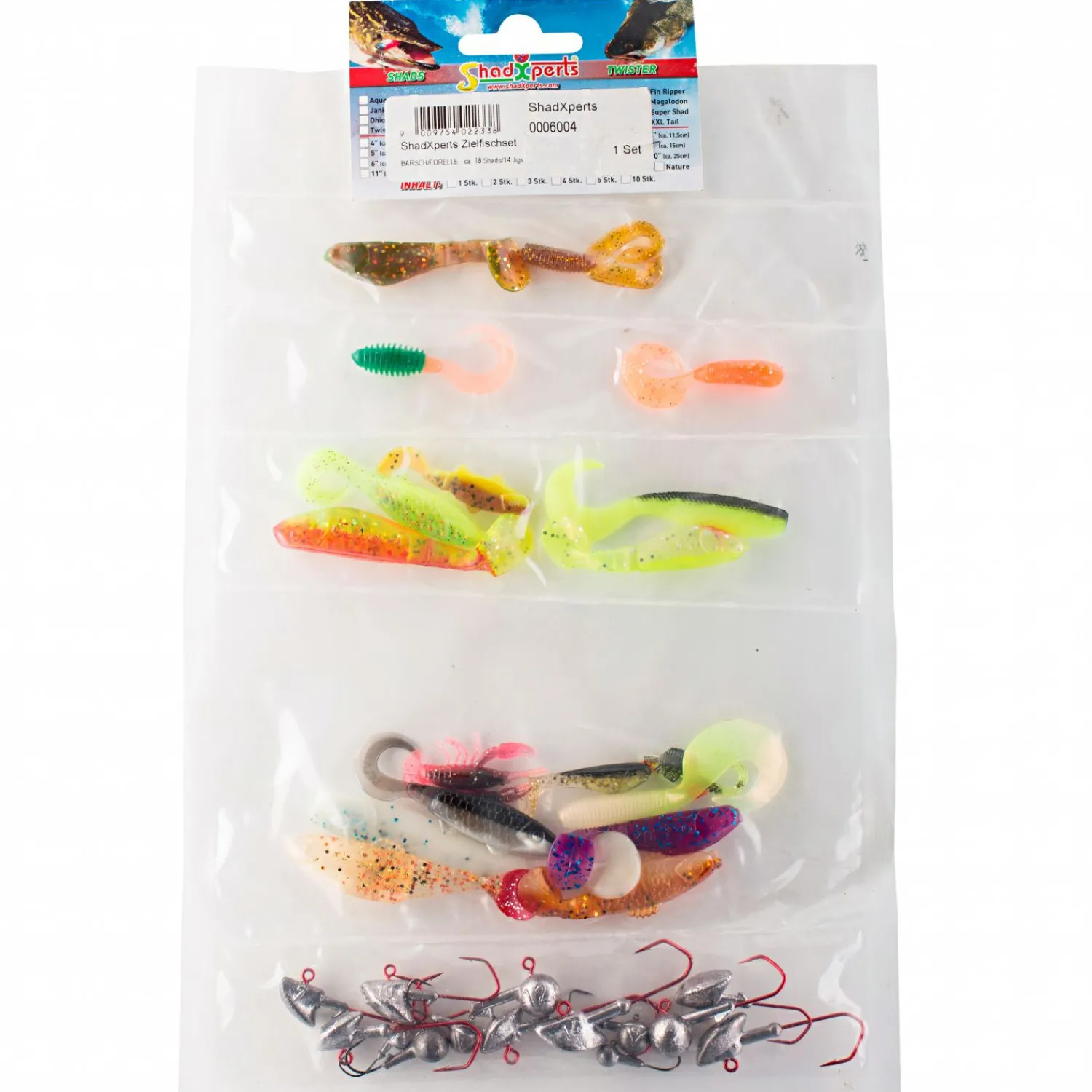 Outlet Softbait Barsch/Forelle Set Kunstköder-Sets|Raubfischangeln Kunstköder