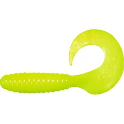 ShadXperts Twister 3" (Fluogelb)< Gummiköder ·Twister|Raubfischangeln Kunstköder