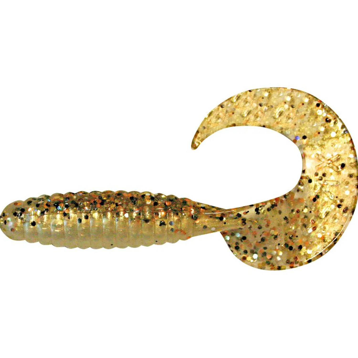 Outlet Twister Xtra Fat Grub 5,5 (Gold/Glitter) Gummiköder ·Twister|Raubfischangeln Kunstköder