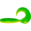 ShadXperts Twister Xtra Fat Grub 5,5 (Grün/Glitter)< Gummiköder ·Twister|Raubfischangeln Kunstköder