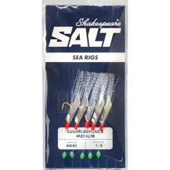 Shakespeare Salt Rig Lumiflash Lure Medium< Meeresköder ·Makrelenangeln-Zubehör|Meeresköder