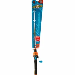 New Spinning Combo Cosmic (orange, Kapselrolle) Kinder Kinder-Angelzubehör