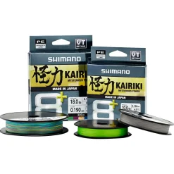 Shimano Kairiki 8+ Mysterious Power (150 m, green)< Geflochtene Schnüre