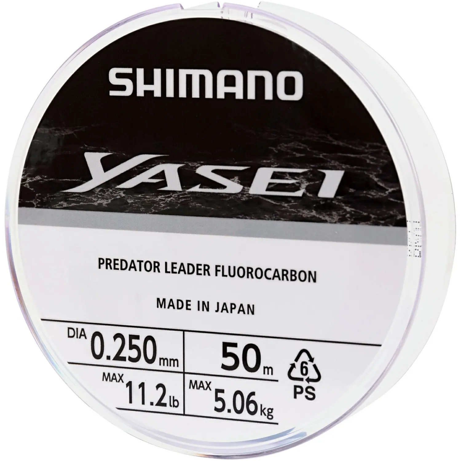 Shimano Yasei Predator Fluorocarbon Angelschnur (transparent, 50 m)< Fluorocarbon-Schnüre