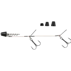 Shirasu Kunstköder Screw in Hechtsystem (mit Wechselgewichten, schwarz)< Köderfisch-Zubehör|Raubfischangeln-Zubehör
