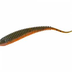 Hot Pintail Paddler (Green Pumpkin Amber Red) Raubfischangeln Kunstköder|Drop Shot Köder