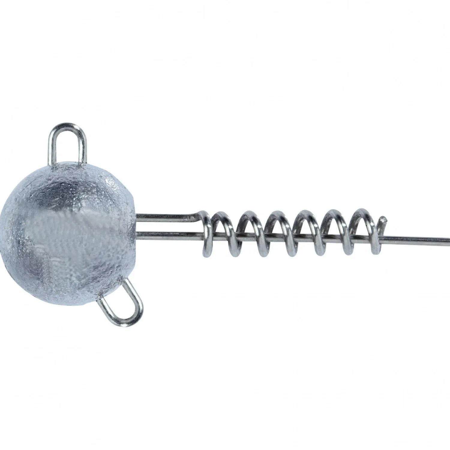 Shirasu Screw Jig mit Einführdraht (grau)< Jigköpfe & Köder-Rasseln
