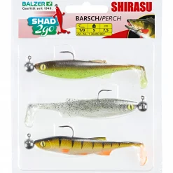 Shirasu Shad 2Go Zielfisch< Kunstköder-Sets|Gummiköder ·Fertig Montierte Gummifische