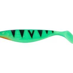 Clearance Softlure Majo Booster (Green Firetiger) Gummiköder ·Lose Gummifische