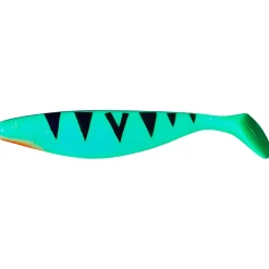 Clearance Softlure Majo Booster (Green Firetiger) Gummiköder ·Lose Gummifische
