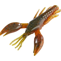 Shirasu Softlure Scary Crab (Green Pumpkin Amber Red)< Gummiköder ·Gummikrebse & Gummifrösche|Raubfischangeln Kunstköder