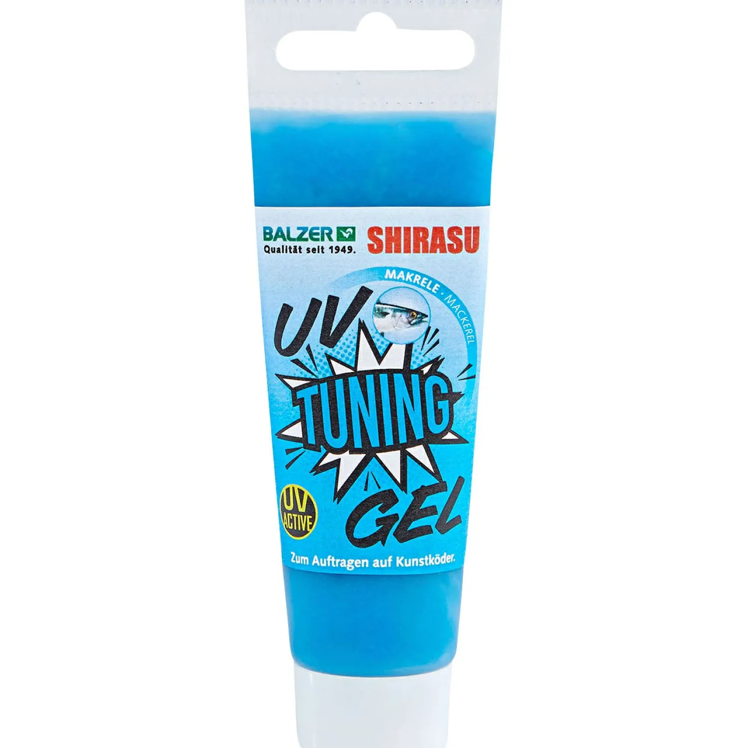 Shirasu UV Tuning Gel (Makrele/blau)< Angellockstoffe & Boilie-Flavours|Kunstköder-Zubehör