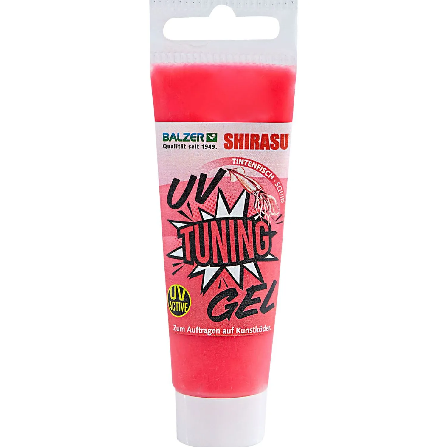 Shirasu UV Tuning Gel (Tintenfisch/rot)< Angellockstoffe & Boilie-Flavours|Kunstköder-Zubehör