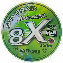 Su00e4nger Sänger Angelschnur Spin Braid Specialist 8x (chartreuse/fluo green)< Geflochtene Schnüre