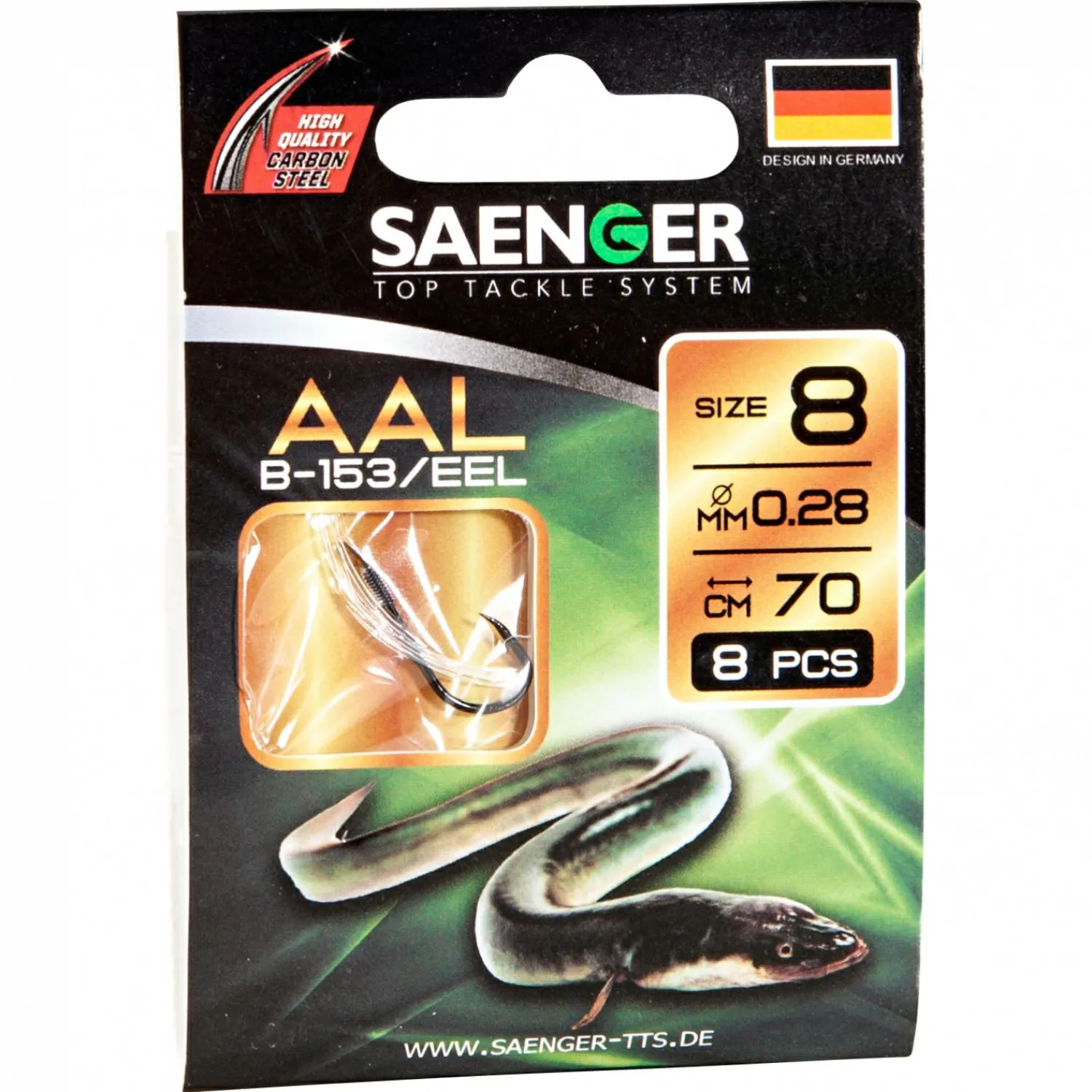 Sale Sänger Haken Aal (gebunden) Aalhaken|Angelhaken