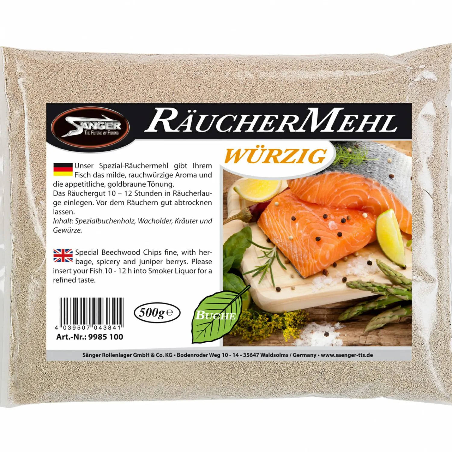 Clearance Sänger Räuchermehl (Würzig) Räucherbedarf·Räuchermehl & Räuchergewürze