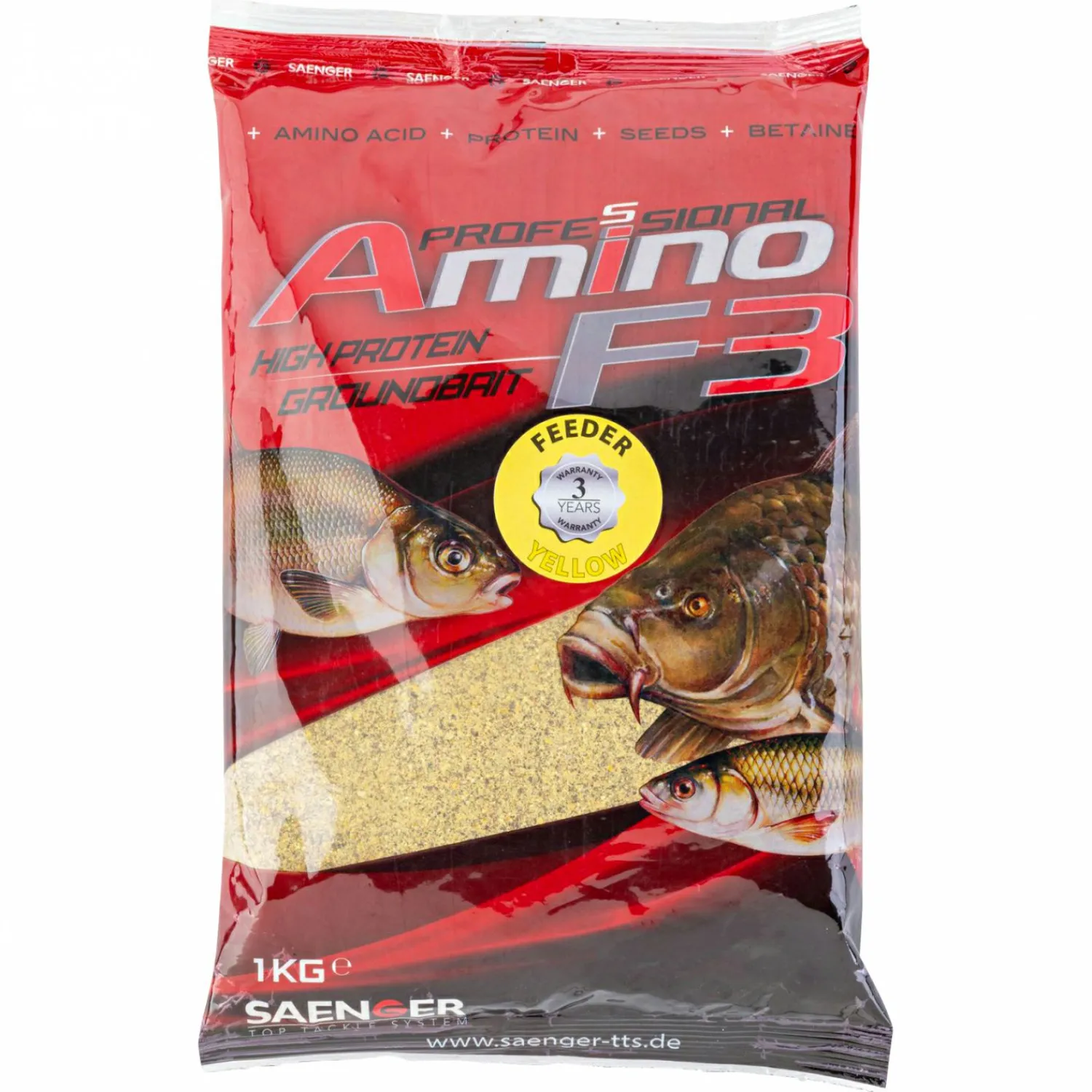 Best Sänger Sänger Amino F3 Allround Groundbait (Feeder Yellow/Orange) Friedfischfutter|Friedfischangeln-Zubehör