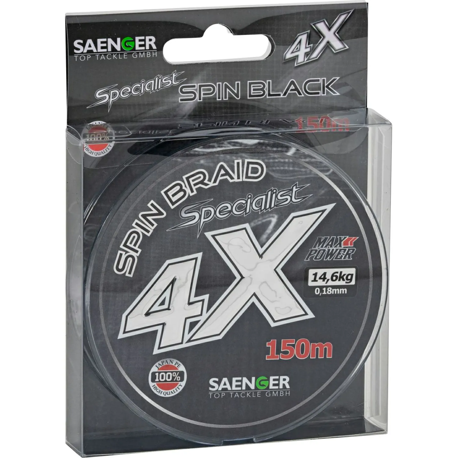 Su00e4nger Sänger Specialist Spin (black)< Raubfischschnüre|Raubfischschnüre