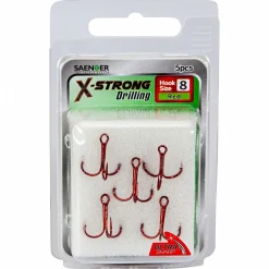 Sale Sänger X-Strong Drilling rot Raubfischangeln-Zubehör|Angelhaken