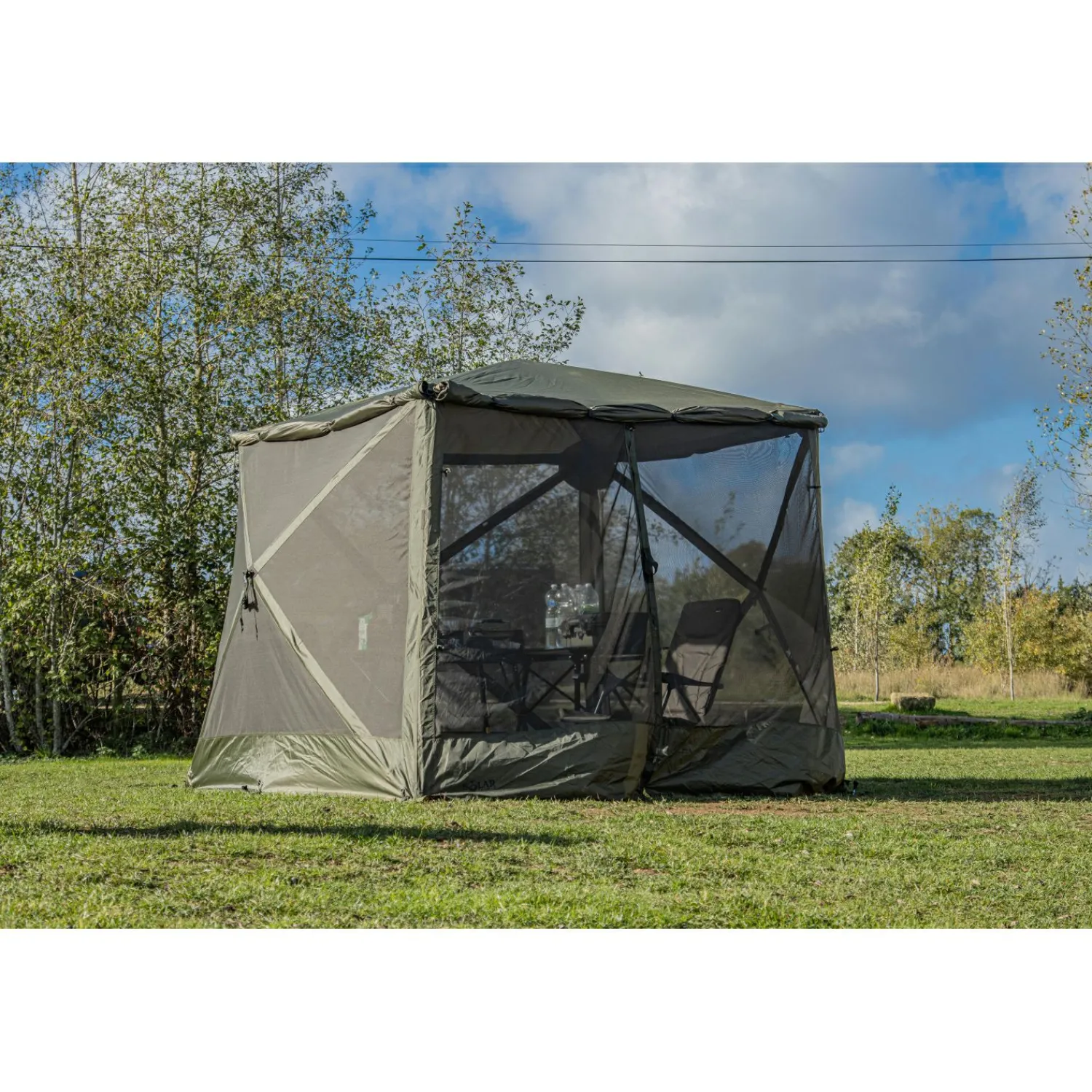 Solar Tackle Cube Shelter MKII< Angelschirme & Angelzelte|Angelschirme & Angelzelte
