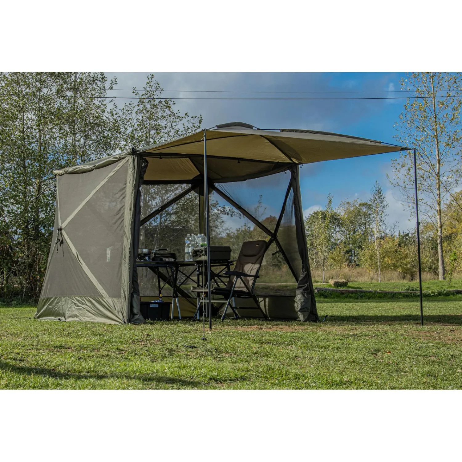 Solar Tackle Cube Shelter MKII< Angelschirme & Angelzelte|Angelschirme & Angelzelte