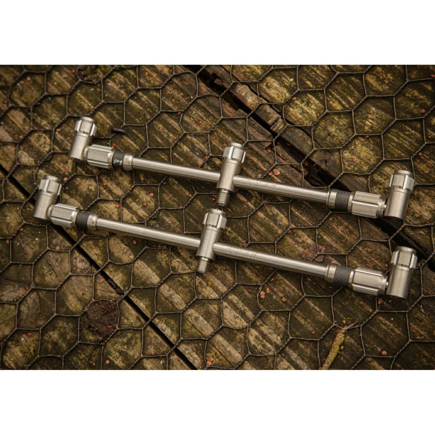 Clearance P1 3 Rod Buzzer Bar (265mm bis 400mm) Rutenauflagen|Friedfischangeln-Zubehör