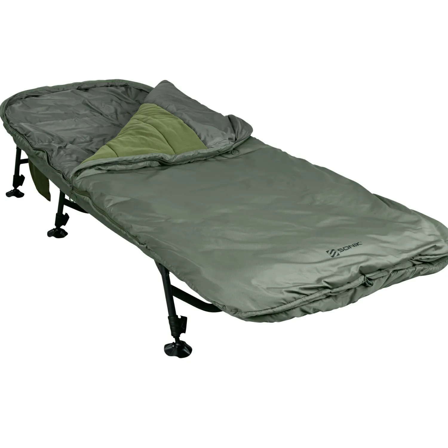 Sonik Bank-TEK Sleep Systems< Campingzubehör|Angelschlafsäcke & Co.