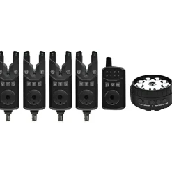 Outlet Bissanzeiger SkS2 Set 4+1 + Bivvy Lamp Bissanzeiger|Elektronische Bissanzeiger