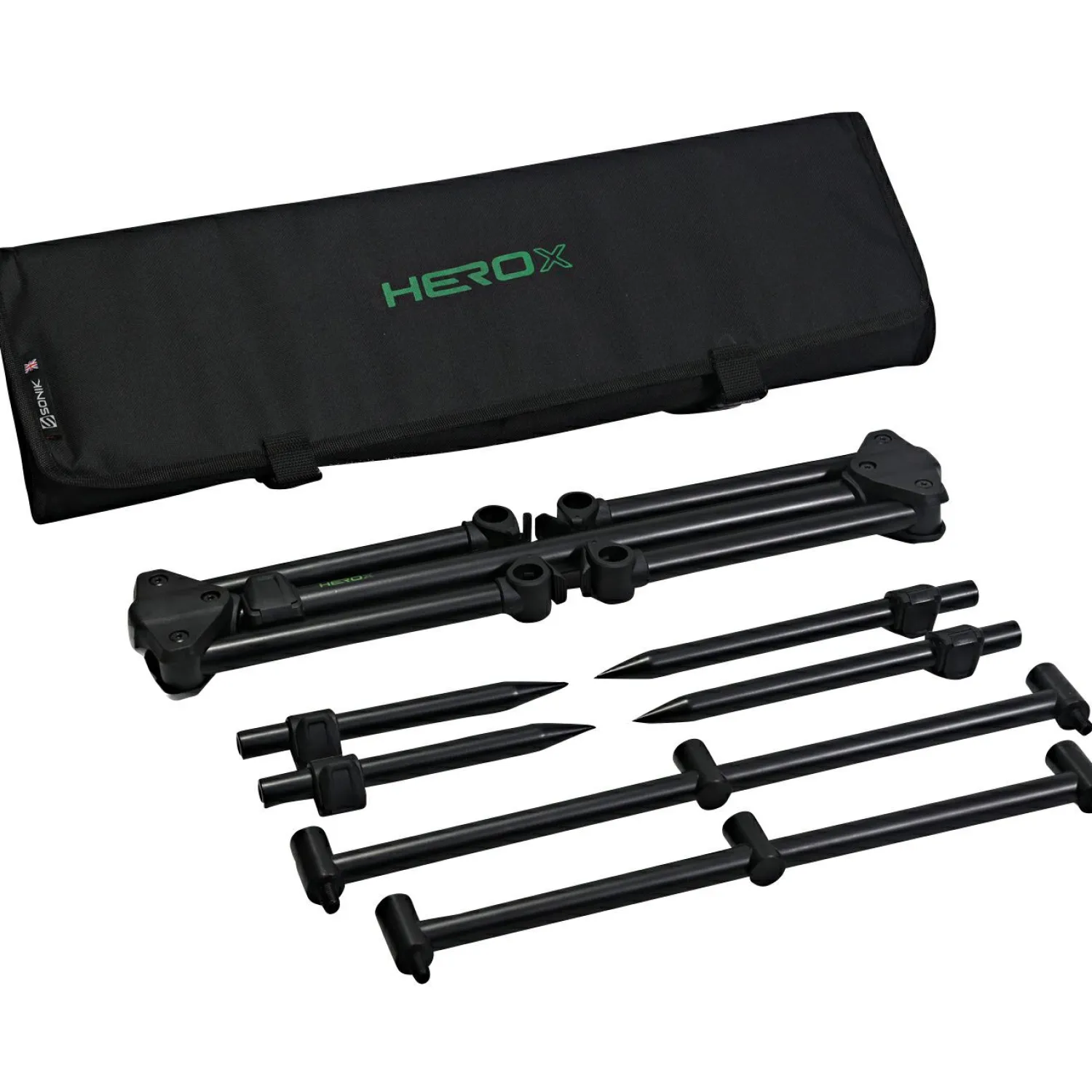 Hot Herox Rod Pod (3 Ruten) Karpfenangeln-Zubehör|Rod Pods & Tri Pods