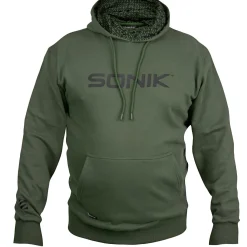 Sonik Hoody Green< Angelpullover & -Strickjacken