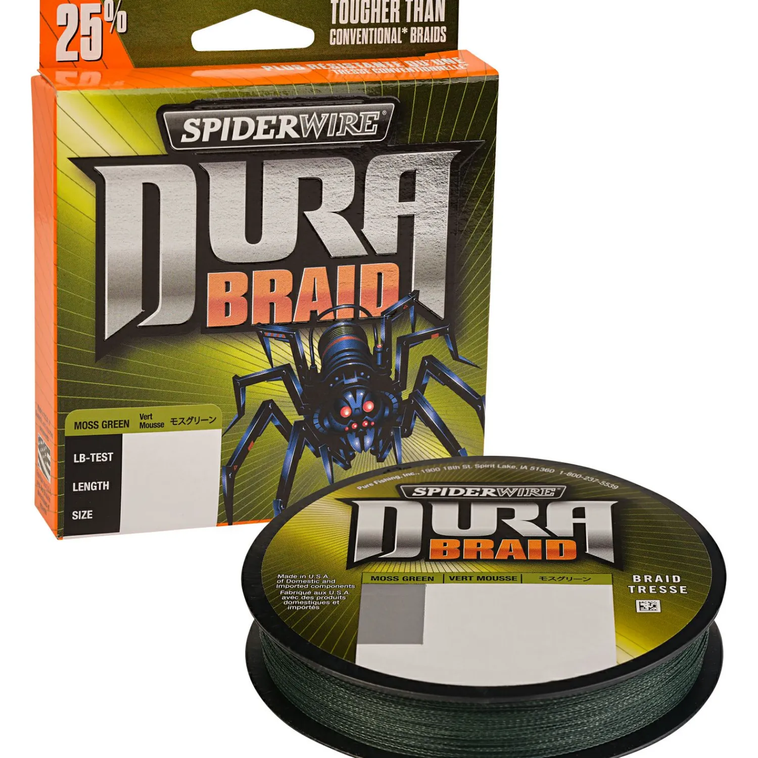Best Angelschnur Dura Braid (275 m) Geflochtene Schnüre