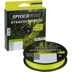 Spiderwire Angelschnur Stealth Smooth 8 (Hi-Vis yellow, 300 m)< Geflochtene Schnüre