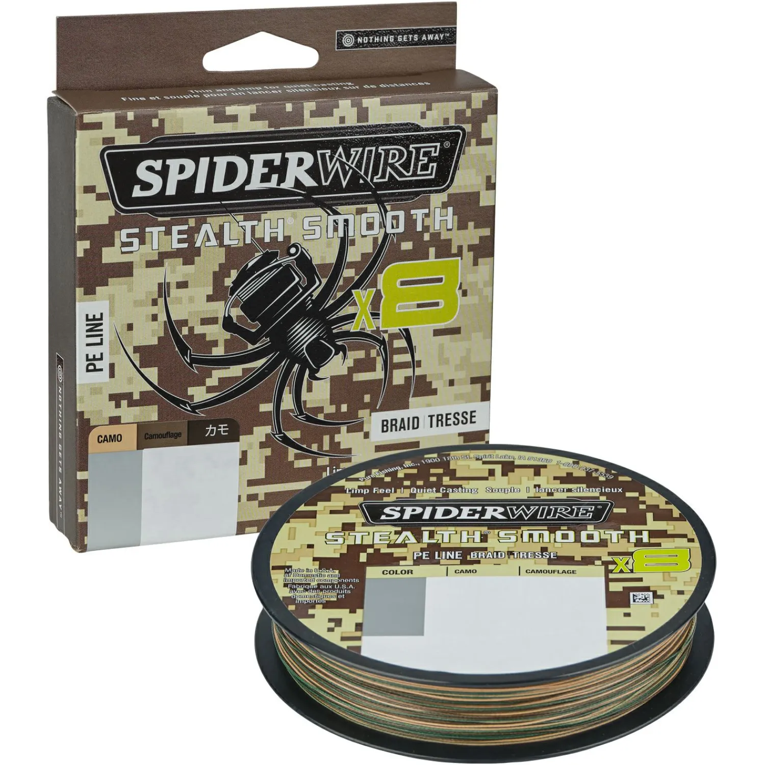 Discount Angelschnur Stealth Smooth 8 (Camo) Geflochtene Schnüre