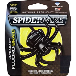 Angelschnur Ultracast Fluorobraid (Yellow, 110 m) Geflochtene Schnüre
