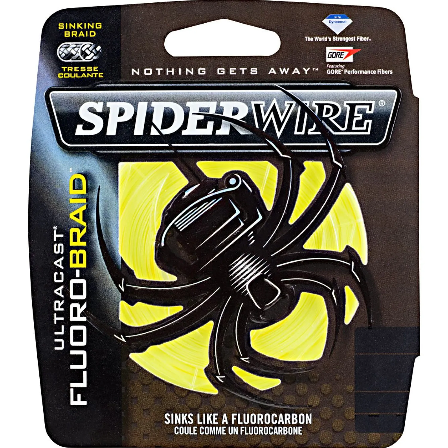 Angelschnur Ultracast Fluorobraid (Yellow, 110 m) Geflochtene Schnüre