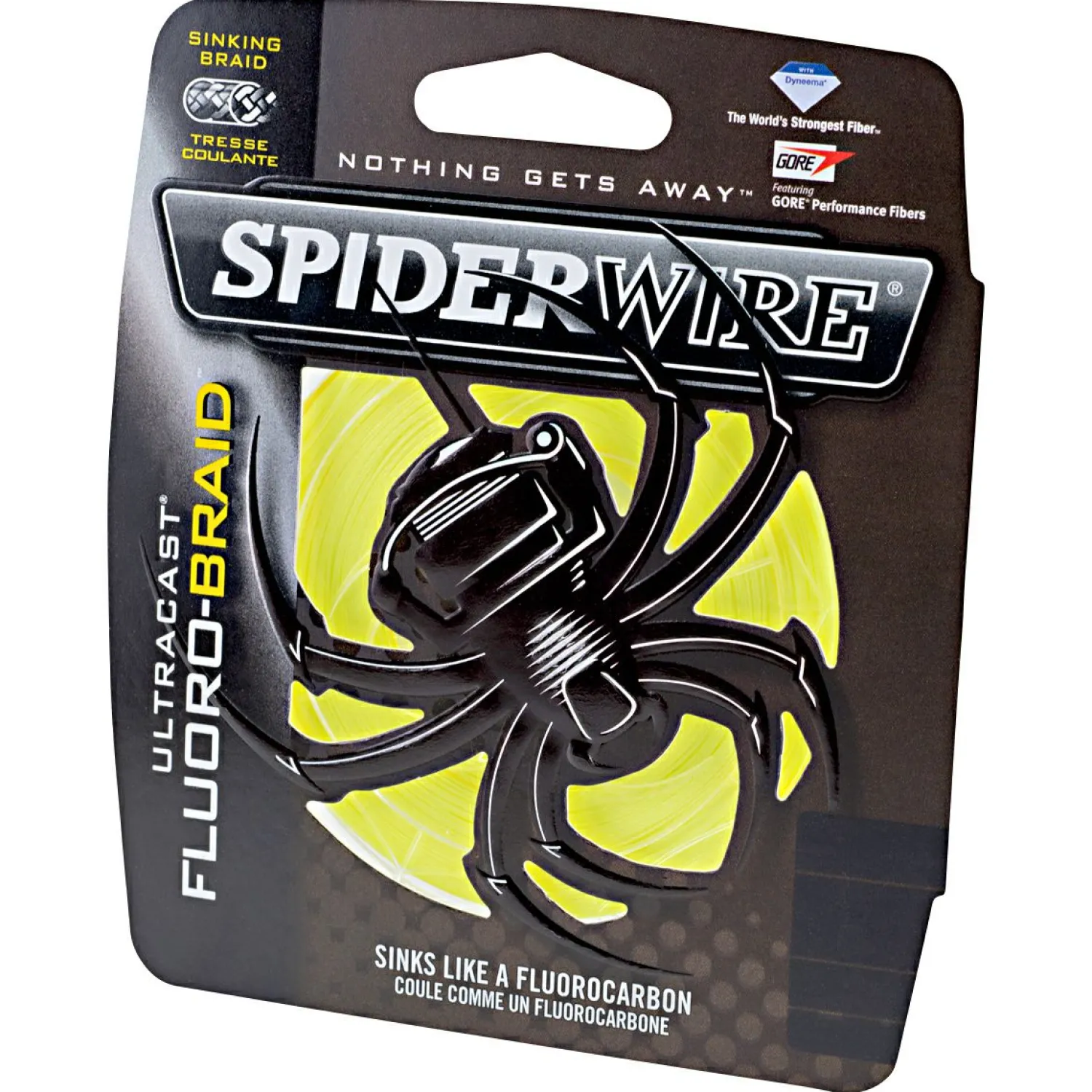 Angelschnur Ultracast Fluorobraid (Yellow, 110 m) Geflochtene Schnüre