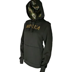 Best GO Advance Hoodie Damen (Black) Damen Damen Angelshirts & -Oberteile