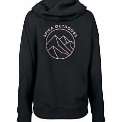 Outlet GO Contour Hoodie Damen (Black) Damen Damen Angelshirts & -Oberteile