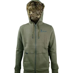 Spika GO Core Zip-Through Hoodie Herren (Olive)< Outdoor- & Angel-Jacken