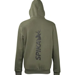 Spika GO Core Zip-Through Hoodie Herren (Olive)< Outdoor- & Angel-Jacken