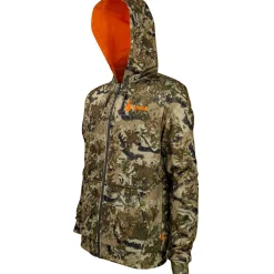 Best GO Core Zip-Through Hoodie Herren (Biarri Camo) Outdoor- & Angel-Jacken