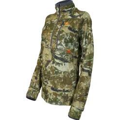 Online Gridfleece Top Damen (Biarri Camo) Damen Damen Angelshirts & -Oberteile