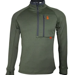 Spika Gridfleece Top Herren (Performance Olive)< Angelpullover & -Strickjacken