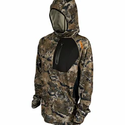 Hot Microfleece Hoodie Herren (Biarri Camo) Angelpullover & -Strickjacken