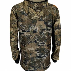 Hot Microfleece Hoodie Herren (Biarri Camo) Angelpullover & -Strickjacken
