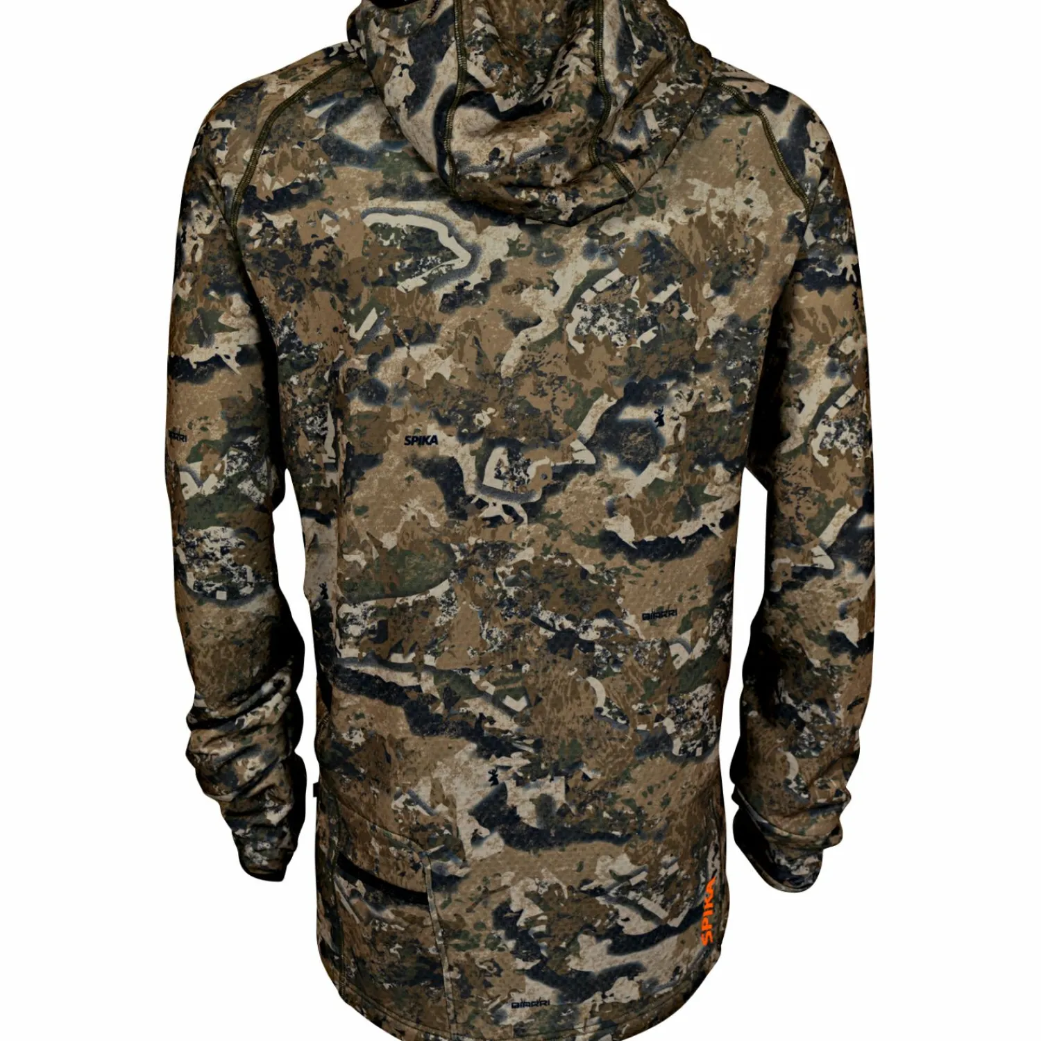 Spika Microfleece Zip–Through Herren (Biarri Camo)< Outdoor- & Angel-Jacken