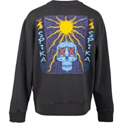 Spika New Dawn Crew Kinder (Washed Black)<Kinder Kinder-Bekleidung