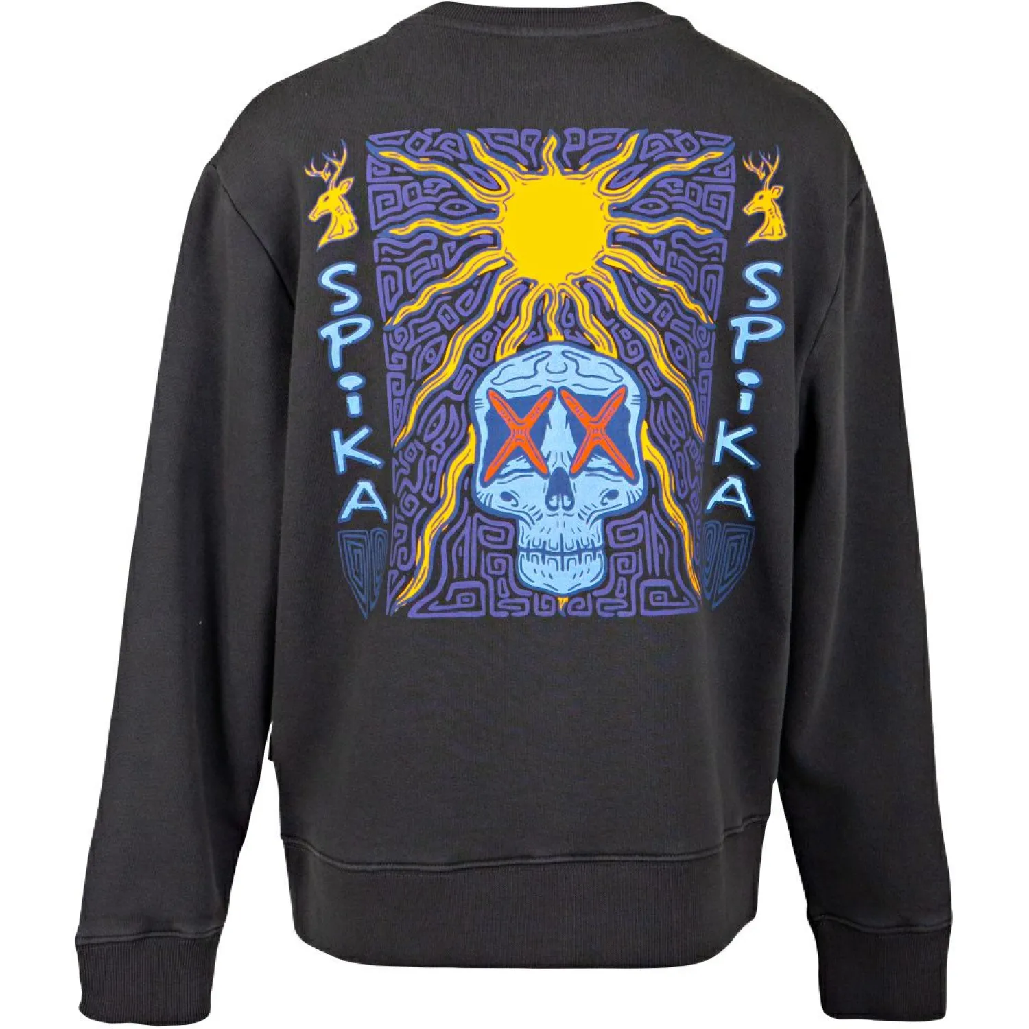 Spika New Dawn Crew Kinder (Washed Black)<Kinder Kinder-Bekleidung