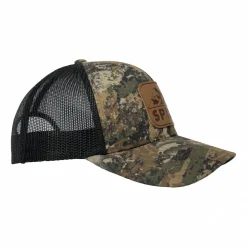 Spika Patch Trucker Cap Unisex (Mountain Camp/ Black)< Outdoor- & Angel-Kappen